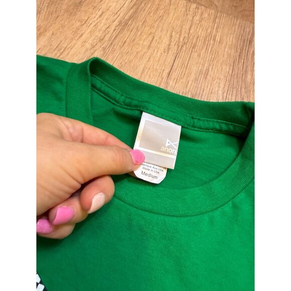 Y2K Anon Snowboarding Graphic Baby Tee Medium - Picture 4 of 5